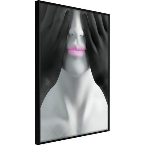 Affiche Murale Encadrée "Guess Who" 30 x 42 cm Noir