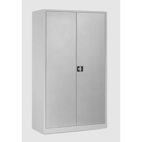 STIER Universalschrank 1950 x 1200 x 420 mm lichtgrau verschweißt mit 4 Fachböden