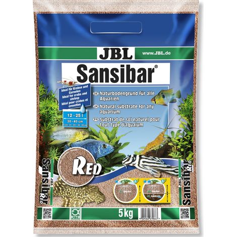 JBL Sansibar Rouge 5 kg - substrat fin