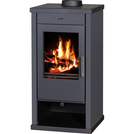 V05 – Poêle à bois 9 kW – Rendement 83,08 % – Classe énergétique A+ – Évacuation des fumées Ø150 mm – Dimensions 440x465x905 mm (1/3)