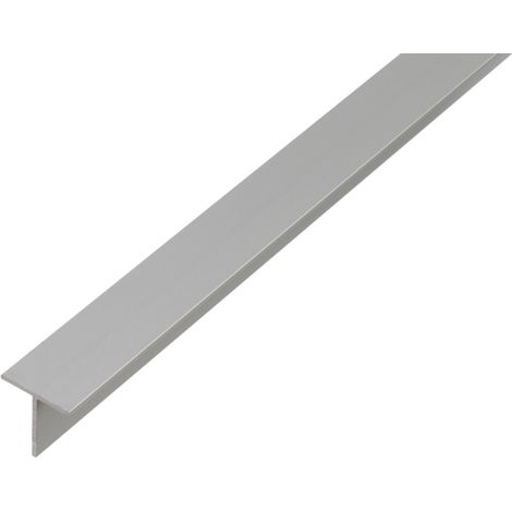 Alberts T-Profil Aluminium eloxiert 20 x 20 mm x 1 m Profil (1/3)