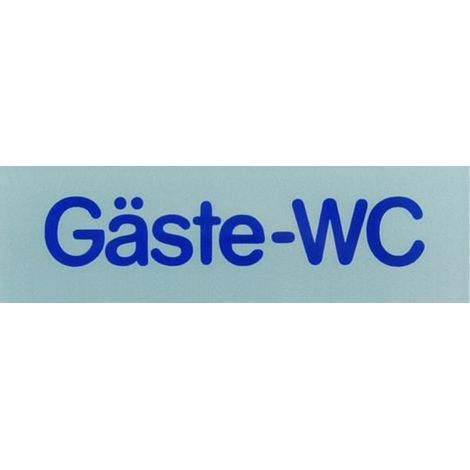 Conacord Klebeschild Gäste WC Klebeschild
