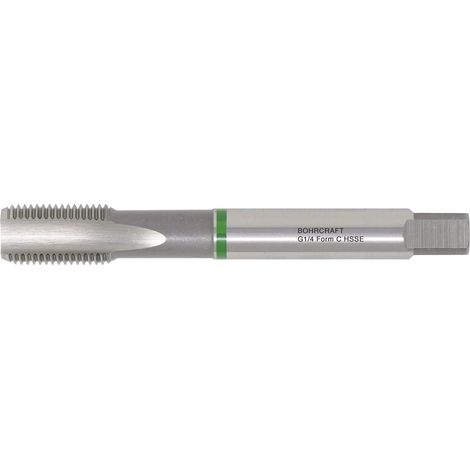 BOHRCRAFT Maschinen-Gewindebohrer HSS-E DIN5156 Form C BSP Rohrgewinde G 3/8Zoll (1/2)