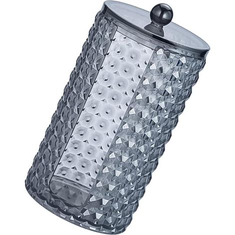 Boîte de rangement INOOMP à motif diamant pour maquillage , en acrylique noir résistant la poussière