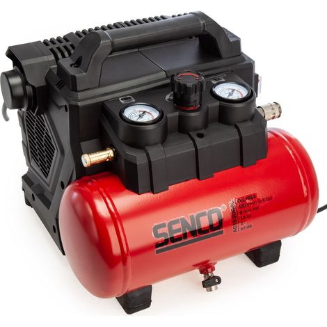 SENCO AC19306BL 6L Low Noise 67dB Portable Air Compressor Oil Free 1.5HP 240V (1/5)