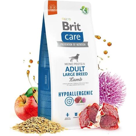 Alimenti secchi ipoallergenici Brit per adulti di taglia grande, agnello, 12 kg