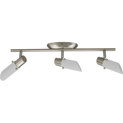 Plafonnier moderne nickel mat réglable 3xE14 Candellux