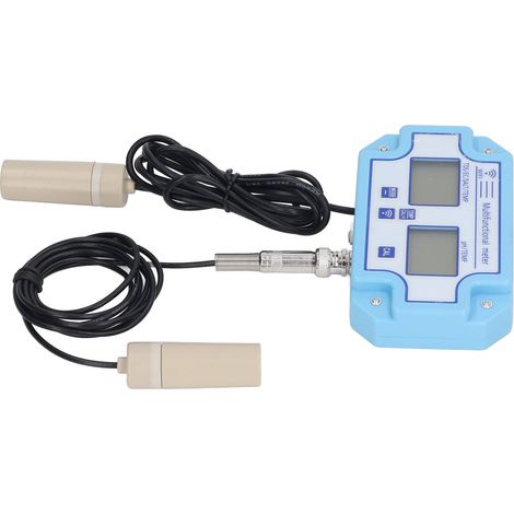 Digitales Wasserqualitätsmessgerät 3-in-1: pH-Wert, Temperatur, Salzgehalt, klares Display – Wasserqualitätsprüfgerät für Aquarien (1/5)