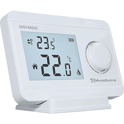 Termostato ambiente digital vía radio