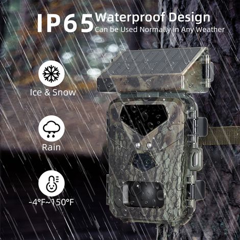 Decdeal 1080p Camera IP65 2,0 pouces sauvage avec un temps de déclenchement de 0,45 s pour l'extérieur (1/5)
