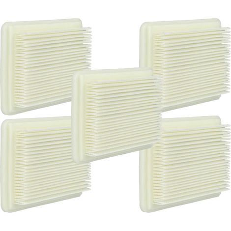 vhbw 5x filtro compatibile con Bosch UniversalVac 18 aspirapolvere - filtro HEPA bianco