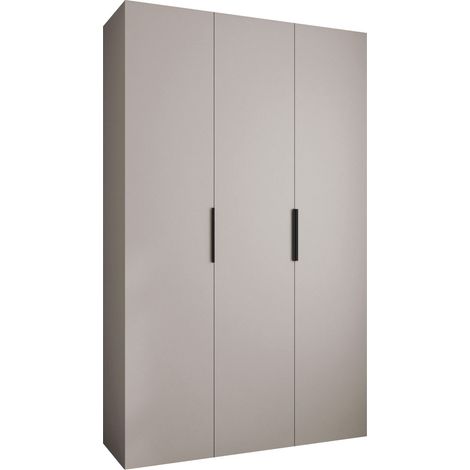 Armario Hartford 573, Cachemira, 246x150x42cm, Puertas de armario: Con bisagras, Número de estantes: 7 (1/5)