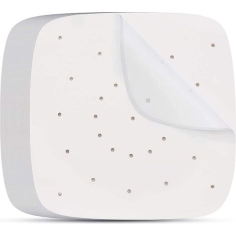 SABIR Papier Cuisson Air Fryer Carré Air Fryer Liners Tapis antiadhésif à vapeur Tapis perforé en papier parchemin Air Fryer Liners Utilisations pour la cuisson des biscuits -(Blanc 8 pouces, 200 PCS  (1/5)