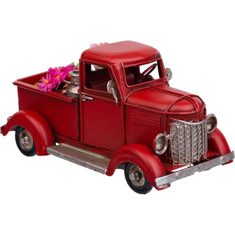 Camioneta de metal roja 16.5x7.5x8.5 (1/5)