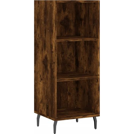 Credenza buffet cassettiera mobile contenitore organizer cucina soggiorno soggiorno 34,5 x 32,5 x 90 cm derivati del legno marrone 020030880