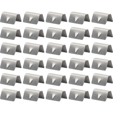 30 clips deflectores de viento para coche – Clips de montaje de acero inoxidable para parabrisas, accesorios universales para canales de lluvia y deflectores de aire. (1/5)