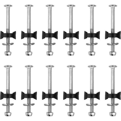 Kit de 12 vis pour trampoline, accessoires en acier galvanisé, compatibles avec les trampolines. (1/4)