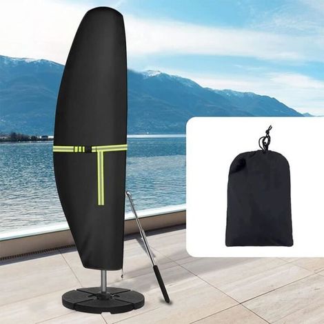 Waterproof UV-resistant parasol cover - 420D Oxford fabric - Size: 280 x 30 x 81-46 cm (1/4)