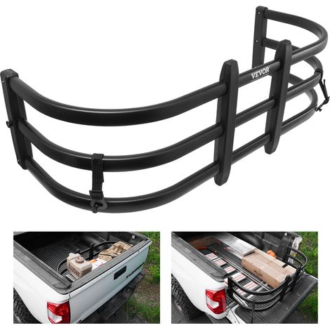 VEVOR Extensión de Plataforma de Camioneta Retráctil 141-172,5x53x47 Extensión de Plataforma de Carga de Aleación de Aluminio para Cargas Voluminosas Compatible con Ford Super Duty Toyota Tundra GMC (1/5)