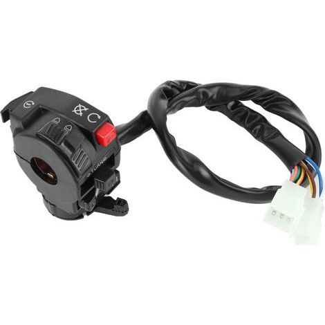 22mm handlebar switch, 9 pins, 8 wires, suitable for motorcycles, quads, dirt bikes, ATVs, 200cc, 250cc