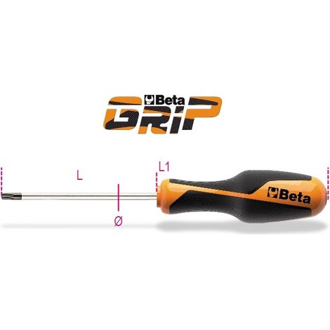 CHIAVI MASCHIO CON IMPUGNATURA PER VITI CON IMPRONTA TAMPER RESISTANT TORX® T40 ART. 1268RTX