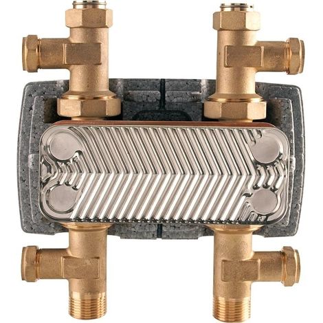 Echangeur thermique pour systèmes solaires DN25 (1'') 20 kw