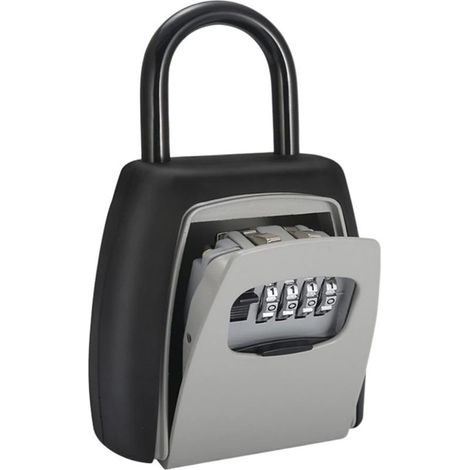 Boite A Clefs Murale, 2 in 1 Mot de passe Bote de porte de la porte Poignée de porte Coffret Mot de passe Décoration Codelock Livraison Touche de stockage Mot de passe Botes de mot de passe (1/5)