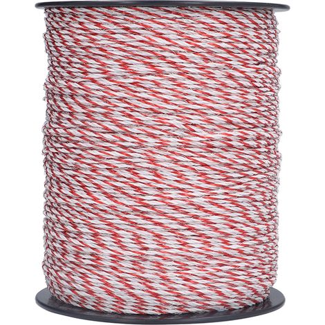 Câble d'alimentation pour clôture électrique 500m, accessoires pour ferme, ranch, chevaux, bétail, moutons, chiens
