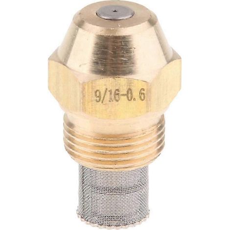 Buse de pulvérisation pour brûleur à mazout, filetage extérieur 9/16", compatible avec les chaudières, diamètre 0,2 mm-0.6mm (1/5)