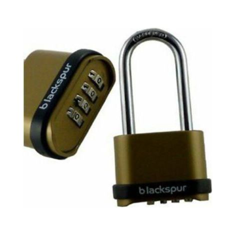 4 Digit Long Shackle Combination Padlock Lock Security Home Gare Shed Garage (1/5)