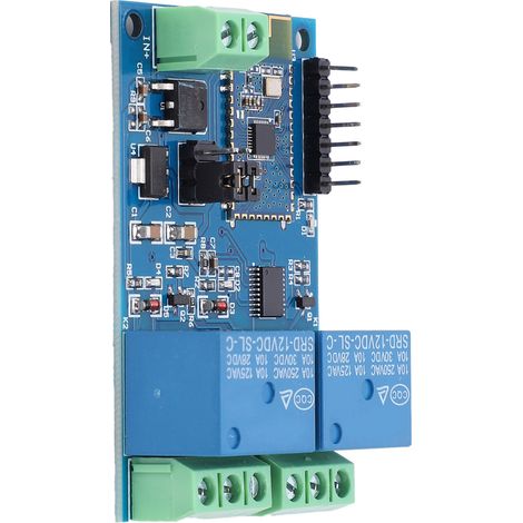 DC 12V Dual-Channel-Bluetooth-Relaismodul für Android-Smartphone-Apps zur Steuerung von Smart-Home-Geräten (1/5)
