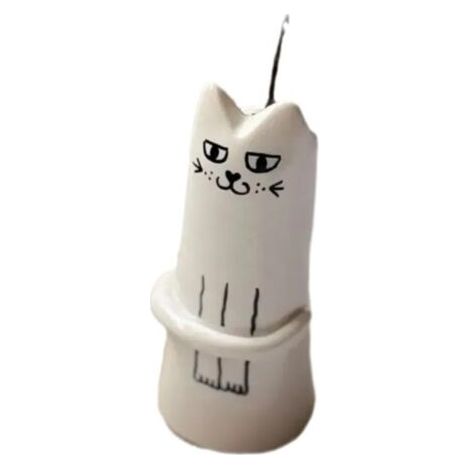 Vase en Forme de Chat, Vase à Fleurs en Forme de Chat Vase à Fleurs de Table - en résine, Vase à d’Art Moderne, à de Table, décoratif, de pièce maîtresse