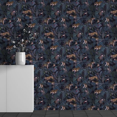 Papier peint panoramique - Motif Fleurs - 130 cm x 81 cm (1/3)