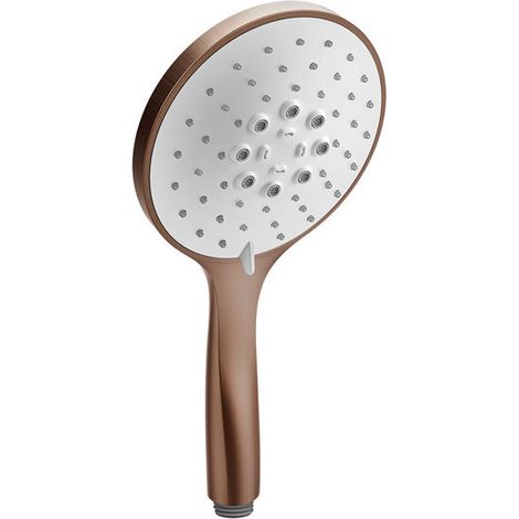 Gessi Origini teleducha antical, con inserto blanco, 3 chorros,