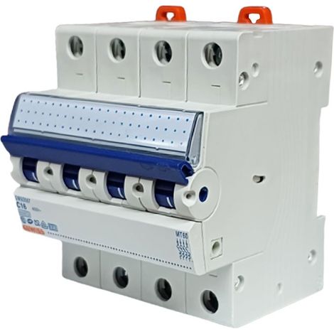 DISJONCTEUR MAGNETO-THERM.4P C16 6KA 4M GEWISS GW92087 (1/2)