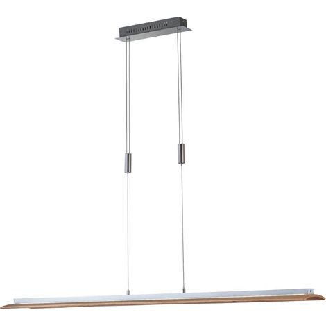 Lampe suspendue LED Shine-Wood dirigé - 61078