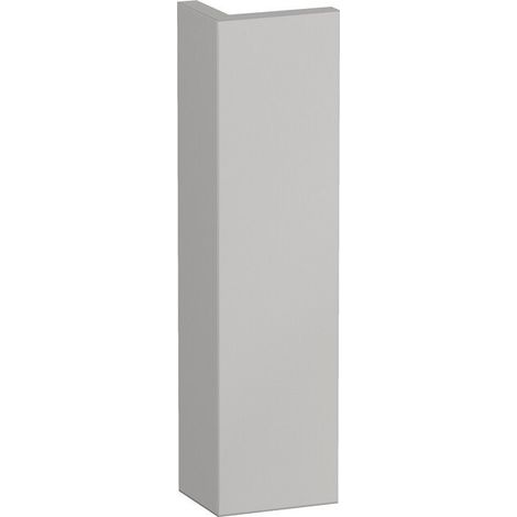 Revestimiento para gabinete Duravit L-CUBE para profundidad de gabinete 477 mm / 547 mm blanco brillante sin