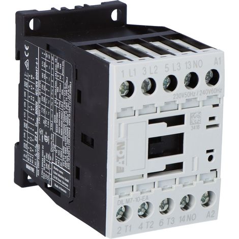 Schütz 3kW/400V, Steuerung 230VAC DILM7-10-EA(230V50HZ,240V60HZ) (1/3)