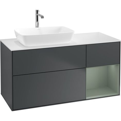 Villeroy & Boch F811GMHG Meuble sous-lavabo Finion F81 (1/2)