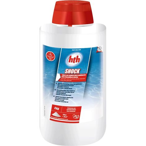 HTH Shock - Chlore non stabilisé Poudre 4 kg