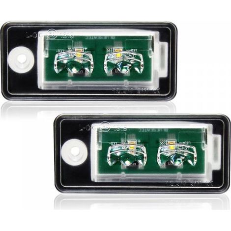 Kit Luci Targa Led Audi Q7 A4 A3 A8 A6 S6 Canbus 6000K 10W 12V IP67