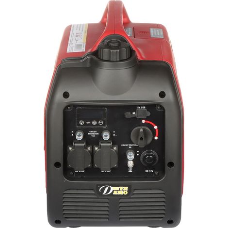 Generador Delta Inwerterowy rojo 3000 W potencia nominal (1/3)