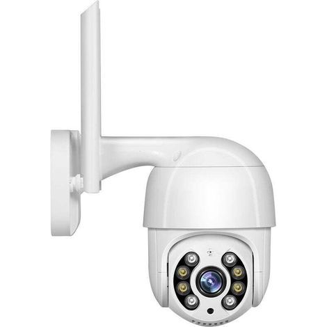 1080P Hd 2Mp Cameras Sans Fil De Surveillance Wifi Microphone Integre Et Haut-Parleur Exterieur Ip66 Etanche Vocale Bidirectionnelle, Ensoleillé (1/5)
