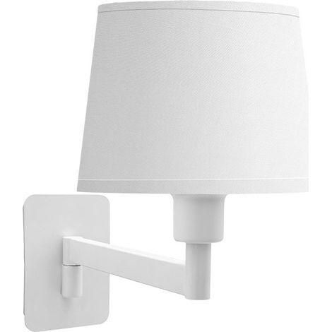 Applique Cueza bianca 1xE14 braccio pieghevole 24cm