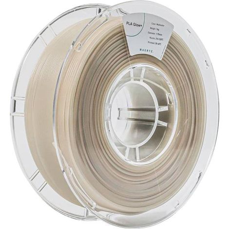 Maertz PMMA-1016-003 PMMA-1016-003 Filament PLA Glow+ 1.75 mm 1000 g multicolore 1 pc(s) Y890503 (1/5)
