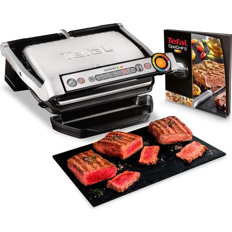 Gril OptiGrill+ Inox 2000W 6 Programmes Auto (1/5)