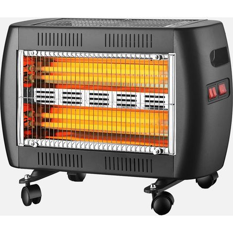 Chaudière électrique en quartz Tahara noire 2000W 5 puissances