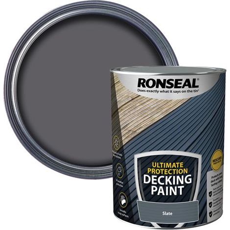 Ronseal Ultimate Protection Decking Paint Slate 5 litre