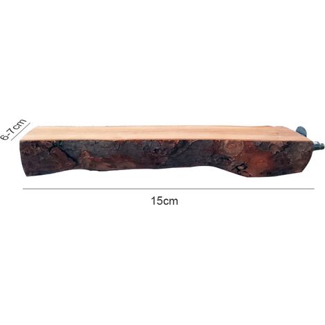 Lot de 2 perchoirs en bois pour perroquets, plateforme suspendue, accessoires pour cage à oiseaux (1/5)