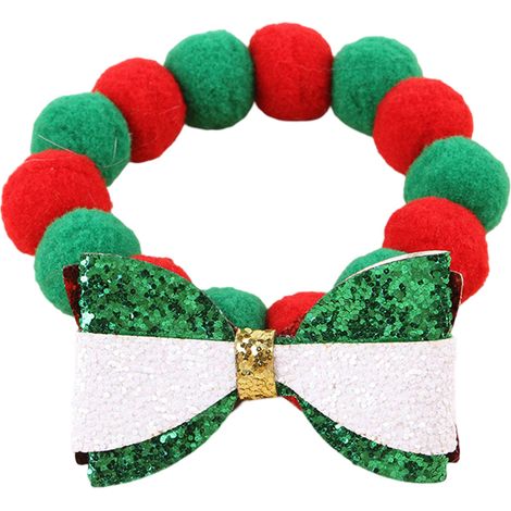 1 collier pour chien, doublé peluche, chaud et doux, ajustable S/M/L, pour chiens petits et moyens, chats, chiots et chatons (1/5)